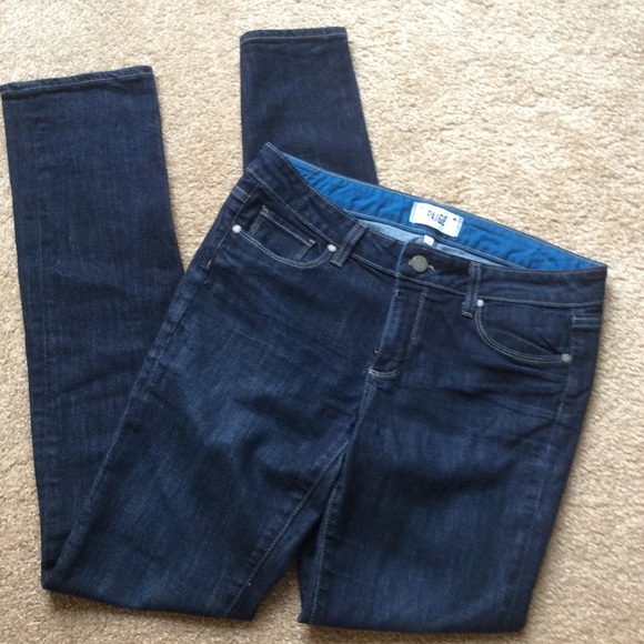 PAIGE Skinnyline Straight Denim Jeans - Picture 1 of 6